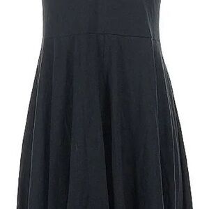 Lands' End Elegant Black Midi Dress
